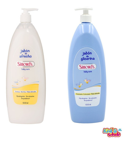 Jabón De Afrecho 1 Lt. + Jabón De Glicerina 1 Lt. Simonds