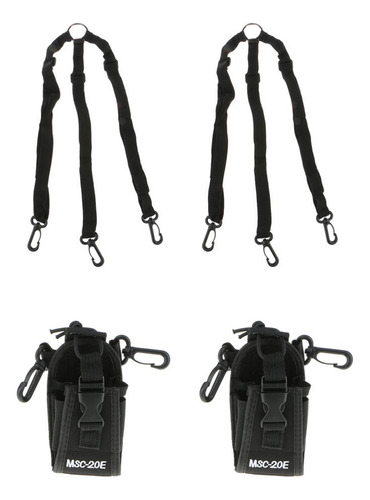 2x Estuche De Radio Para Soporte Msc20e Compatible Con Gp328