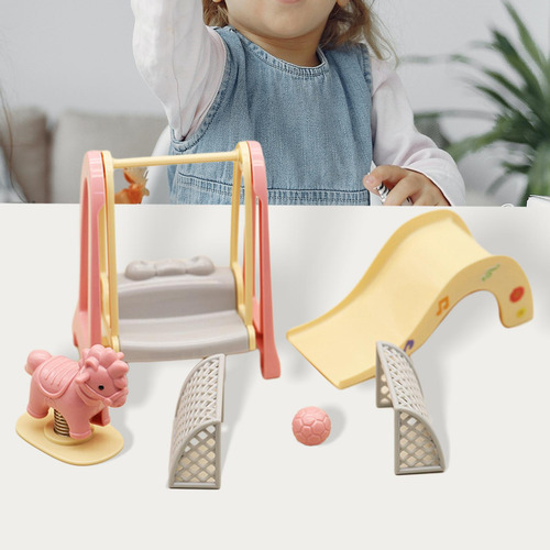 1:12 Scale Dollhouse Amusement Park Diy Decor Pretend Toys