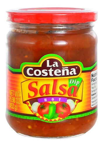 Salsa Dip La Costeña 453 Gr Aderezo Picante Mexico 3 Gustos