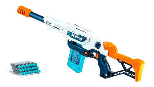 Imagen 4 de 4 de Pistola X-shot Max Attack Con 24 Dardos 3694 Zuru 18m