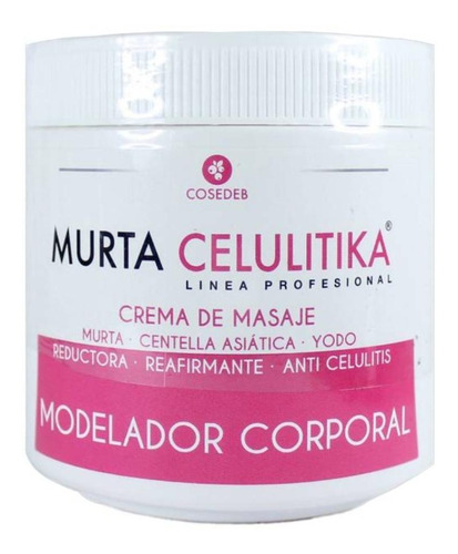 2 Crema Reductiva Reafirmante Centella Asiática Murta 500 Gr