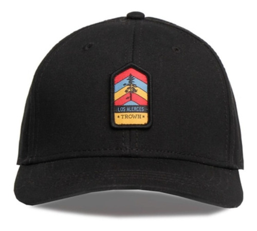 Imagen 1 de 3 de Gorra Cap Trown - Semi Flat Negra Mod. Alerces - Importada