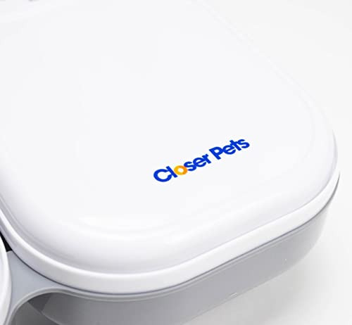 Alimentador Automático Para Mascotas De Dos Comidas Con Tazo