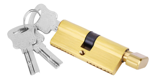 Cerradura De Baño, Cilindro De Cobre, 3 Llaves, Seguridad Pa