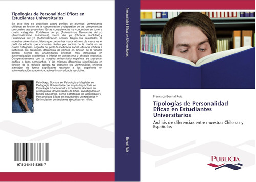 Libro:tipologías De Personalidad Eficaz En Estudiantes Unive