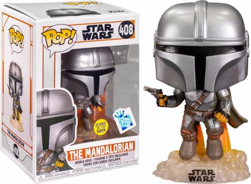 Funko Pop Mandalorian Exclusivo Gamestop Glow In The Dark