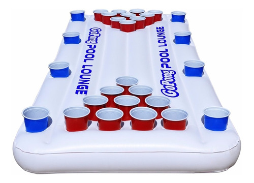 Colchon Inflable Go-pong Para Jugar Beer Pong Para Alberca