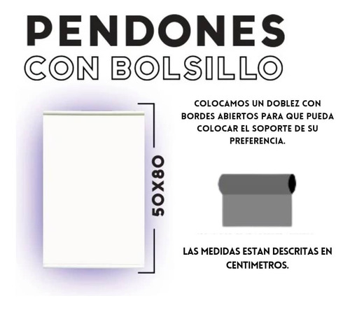 Pendon 50x80 Envio Gratis