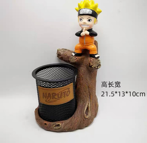 Imagen 3 de 6 de Figura Decorativa Portalápices De Resina - Naruto Shippuden