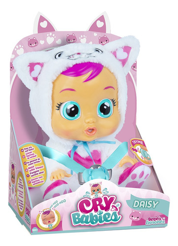 Boneca Infantil Cry Babies Daisy Emite Sons Multikids Br1180
