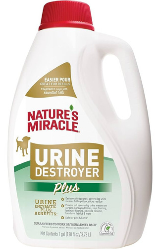 2 Nature´s Miracle Destructor De Orina Para Perro 128 Oz