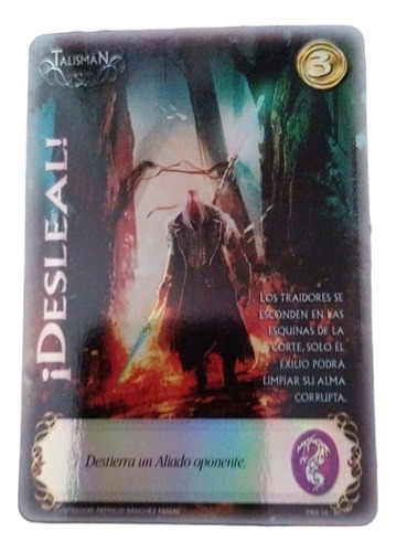 Carta Talismán Desleal Mitos Y Leyendas 