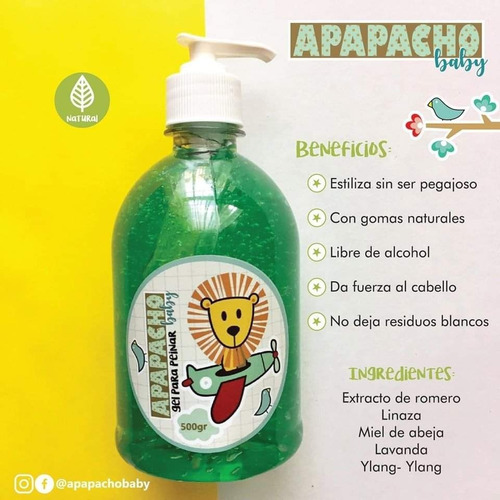 Imagen 1 de 1 de Gel Para Peinar Niños Y Bebes