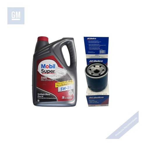 Filtro Aceite Ac Spark Classic + Aceite Mobil Synthetic 4.73
