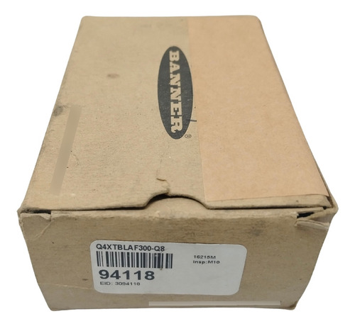 Q4xtblaf300-q8 Banner Laser Distance Sensor 10-30vdc Pnp/npn