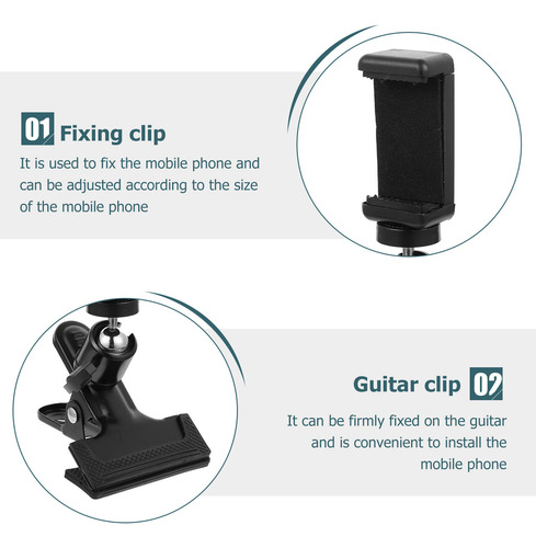 Práctico Soporte Para Auriculares De Guitarra, 1 Unidad, Tel