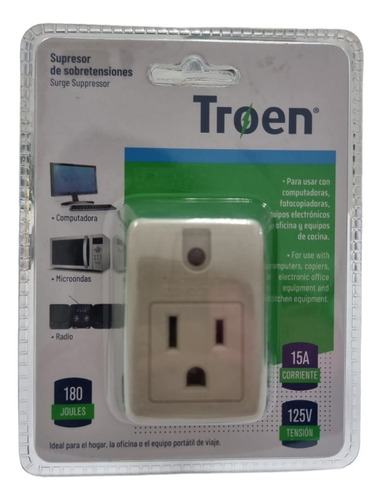 Supresor De Sobretensiones 125v - Marca Troen.