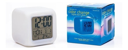 Reloj Despertador/alarma Cubo Luminoso Digital 6 Colores