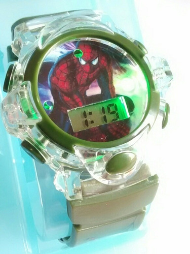 Relógio Infantil Super Herois Homem Aranha Barato Oferta