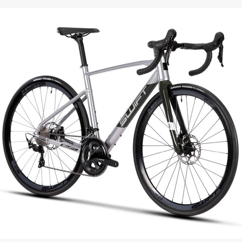 Bicicleta Speed Road Swift Enduravox Evo 2023 Shimano 105 Cor Prateado Tamanho do quadro 57 cm