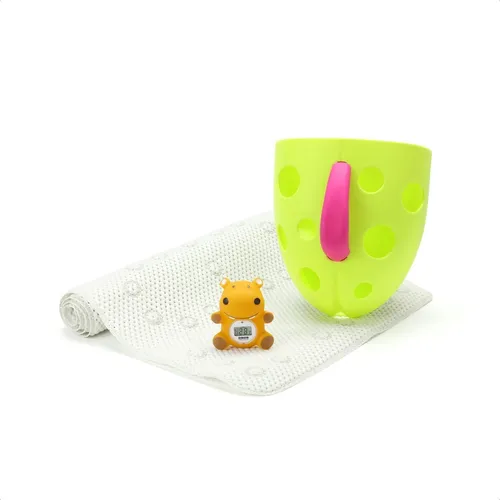 Set De Baño Recien Nacido - Combo Baño Para Bebe Verde