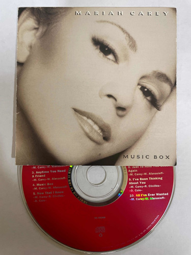 Cd Mariah Carey Music Box. Sin Arte Posterior