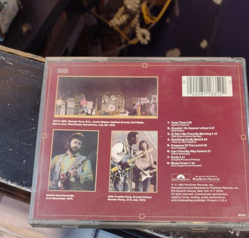 Eric Clapton Timepieces Vol. Ii 'live' In The Seventies Cd Estándar (Usado)