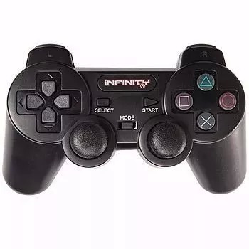 Kit 10 Controle Infinity Ps2 Ps1 Joystick Vibração