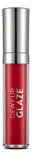 Brillo Labial Dewy Lip Glaze Vibrant Red Color Rojo