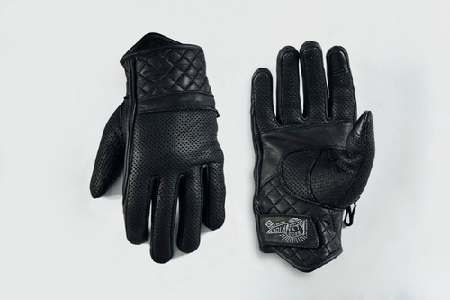 Guantes Brooklyn Riders Montoya Cuero Protecciones + Tactil