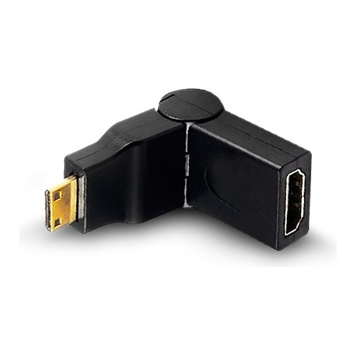 Ficha Adaptadora Micro Hdmi Macho A Hdmi Hembra 180°