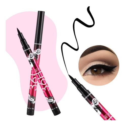 Plumon Lapiz Delineador De Ojos Negro 36h Universo en Linea