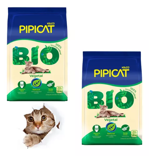 Granulado Sanitário para Gatos Pipicat Bio Vegetal