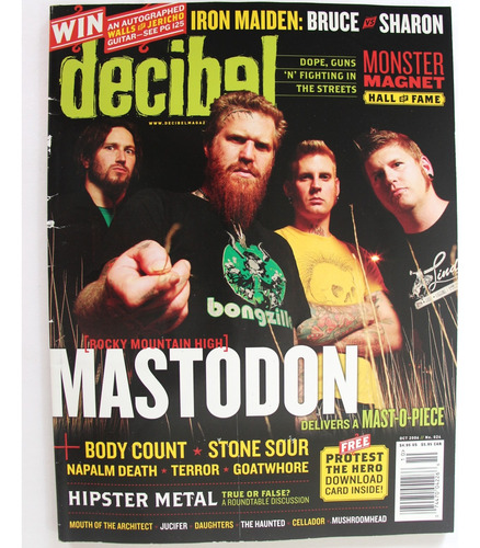 Gusanobass Revista Decibel 24 Mastodon Iron Maiden Napalm De