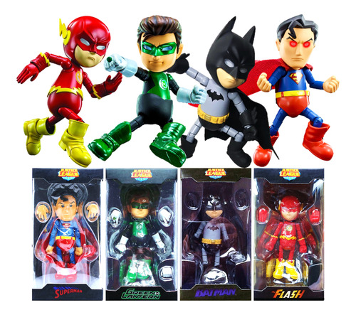 Dc Justice League Mini Hybrid Metal Figuration Batman Flash