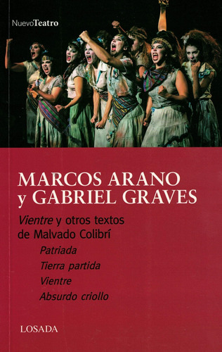 Libro Vientre Y Otros Textos - Arano, Marcos