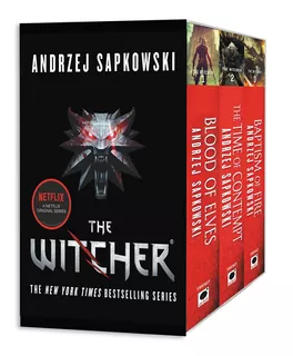 Witcher Boxed Set: Blood of Elves, The Time of Contempt, Baptism of Fire, de Sapkowski, Andrzej. Editorial Orbit, tapa blanda en inglés, 2017