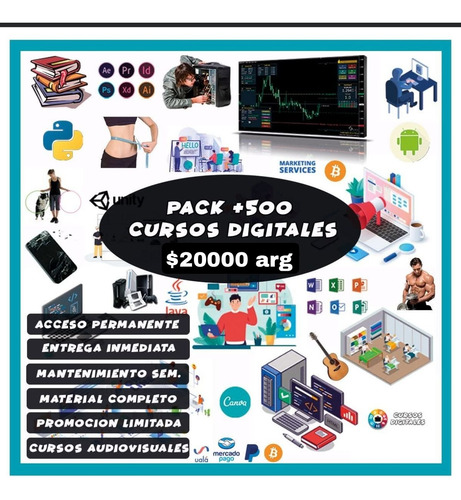 Mega Pack De Cursos +500