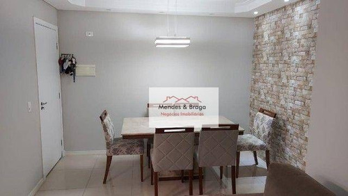 Imagem 9 de 20 de Flex Guarulhos Apartamento Com 2 Dormitórios À Venda, 60 M² Por R$ 355.000 - Vila Galvão - Guarulhos/sp - Ap2777