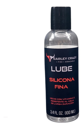 Lubricante De  Silicona Fina Vit E 100ml Garley Crazy 