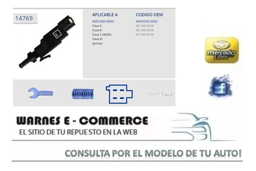 Bulbo Stop Freno Sprinter Cdi / Clase A / B / C