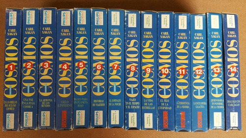 Colección Cosmos X Carl Sagan 14 Vídeos Vhs Completa