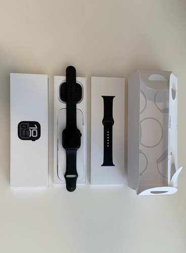 Apple Watch Serie 10 En Impecable Estado 100% De Batería Negro Milanese Negro Negro