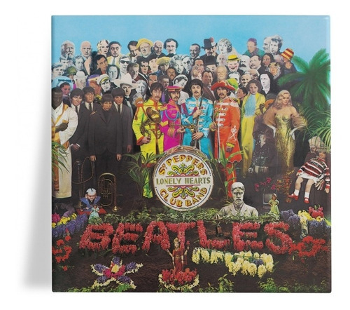 Azulejo Decorativo The Beatles Sargent Peppers 15x15