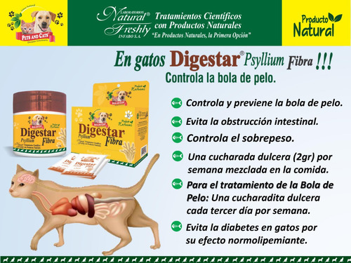 Digestar Fibra Para Perros Y Gatos Caja X 12 Sobres Original