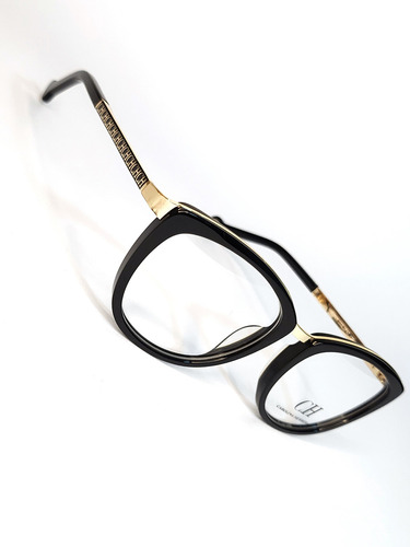 Lente Carolina Herrera Vhe092k Para Graduar Color Negro