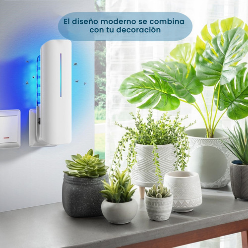 Lampara Mata Mosquitos Trampa Para Insectos Con Luz Uv 9w