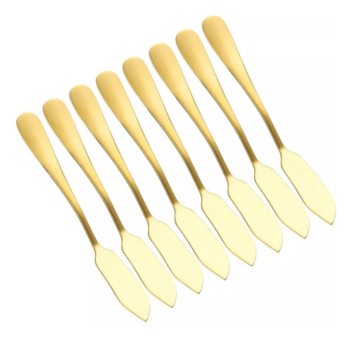 8 Cuchillos De Mantequilla Para Untar Mantequilla Hechos De