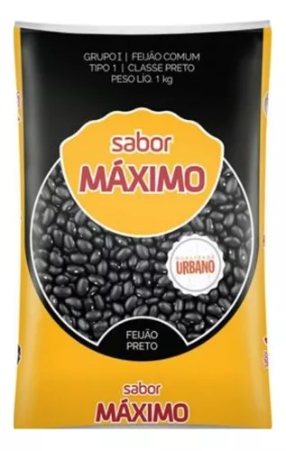 Feijão Preto Sabor Máximo 1kg - mobile-superprix